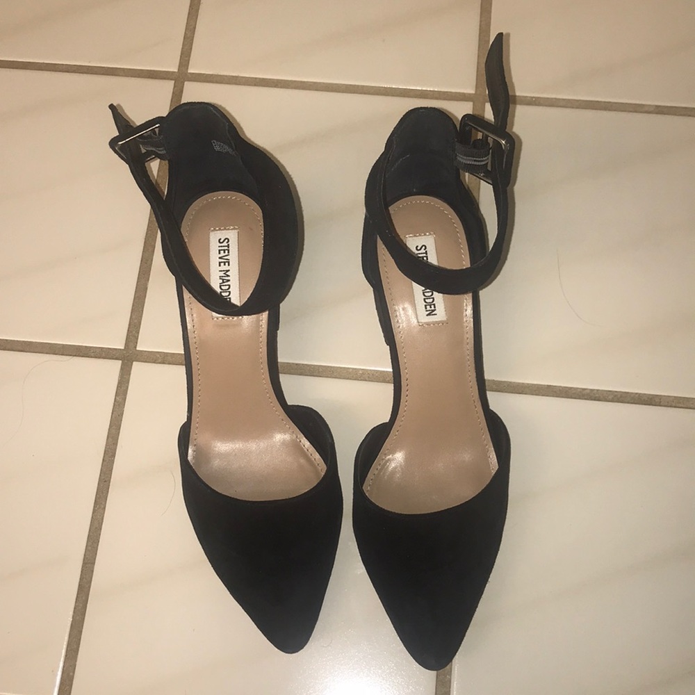 Steve Madden Suede Block Heels